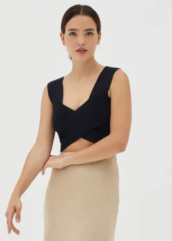 Febby Knit Reversible Crop Top