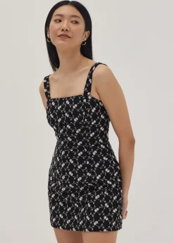 Felice Padded Embroidered Bustier Top