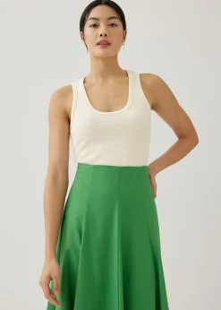 Fenna Ribbed Jersey Top