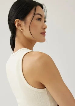 Fenna Ribbed Jersey Top