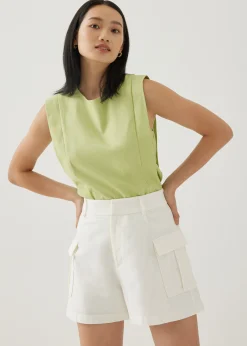 Fenti Linen Shell Top