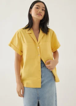 Ferica Linen Boxy Shirt