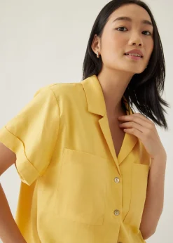 Ferica Linen Boxy Shirt