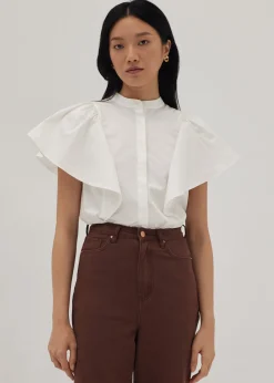 Fiora Flutter Sleeve Shirt