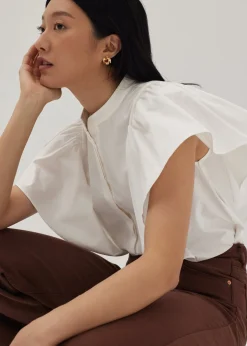 Fiora Flutter Sleeve Shirt