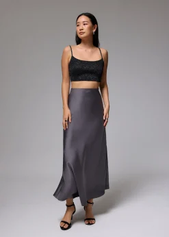 Fitted Crop Knit Camisole Top