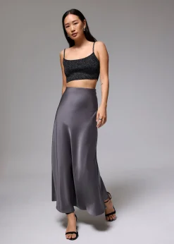 Fitted Crop Knit Camisole Top