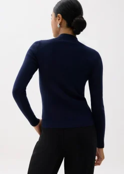 Fitted Cut Out Knit Top