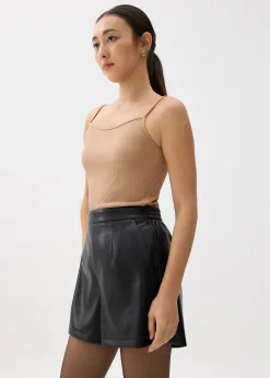 Fitted Jersey Camisole Top