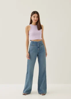 Fran Jersey Crop Tank Top