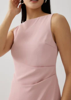 Galilea Boat Neck A-line Mini Dress