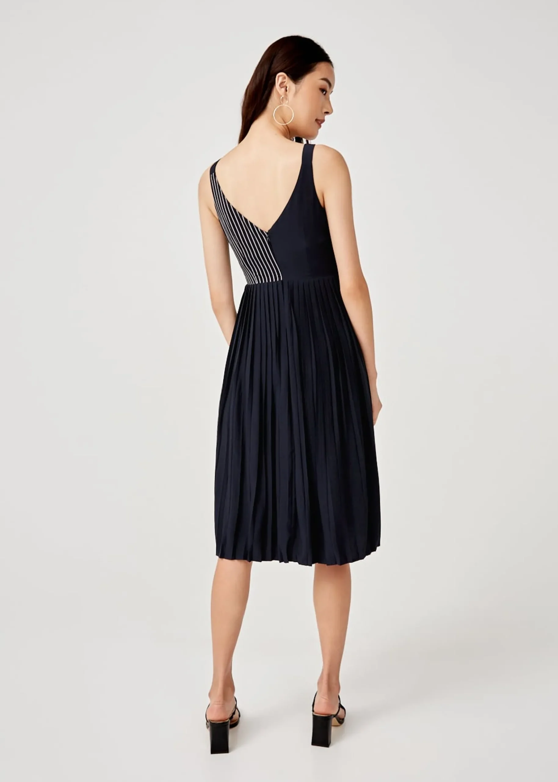 Gemma Pleated Midi Dress