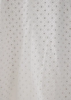 Gertrude Padded Broderie Cut Out Dress