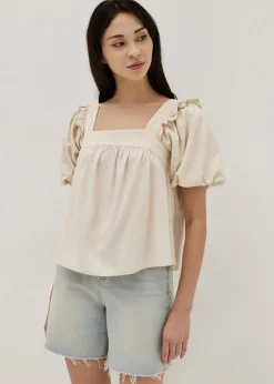 Gisella Cotton Frill Top