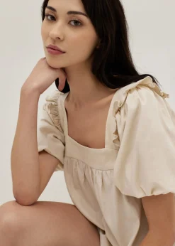 Gisella Cotton Frill Top