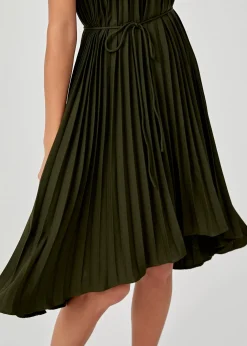 Giulia Sunray Pleated Camisole Dress