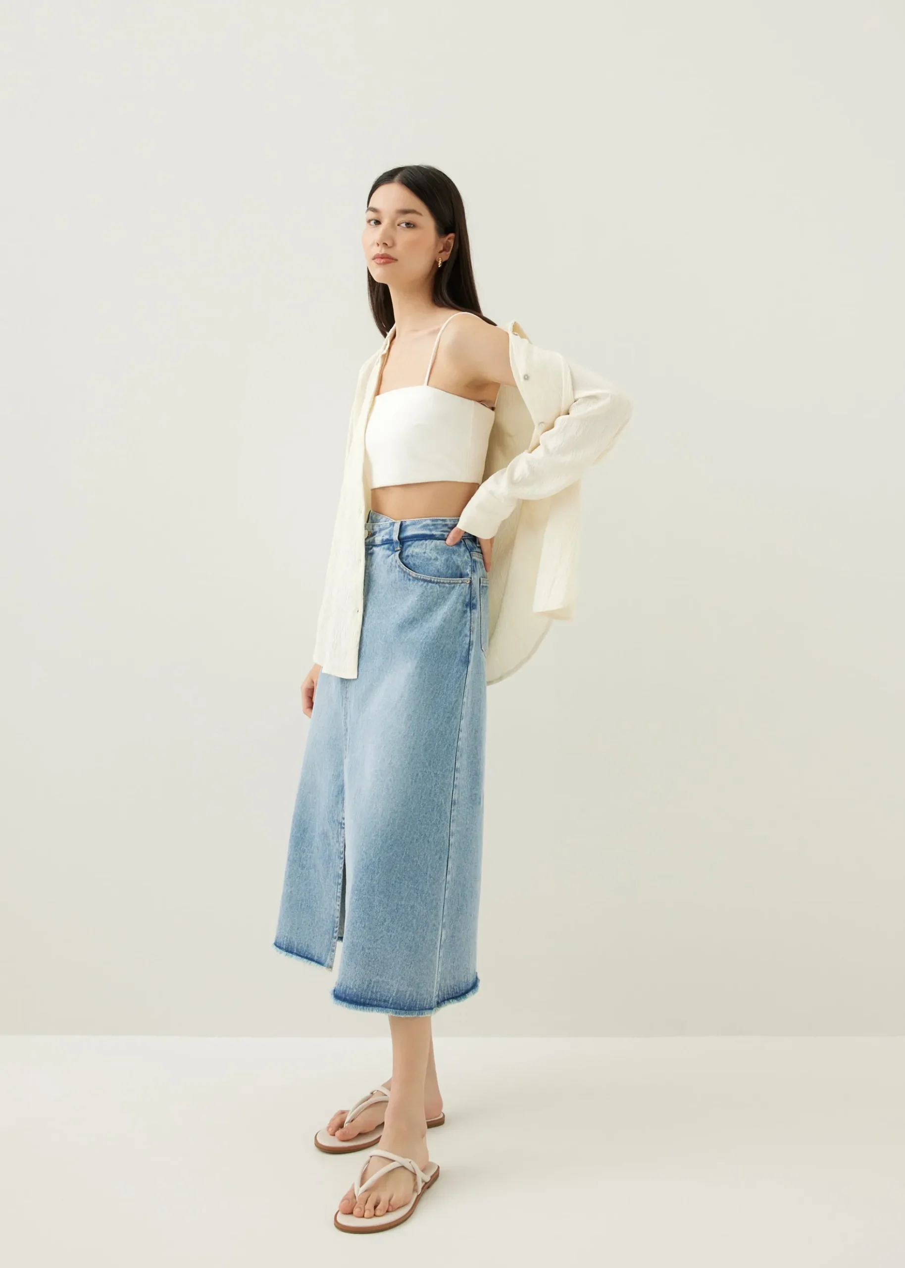 Goldie Textured Collared Shirt