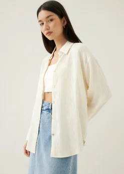 Goldie Textured Collared Shirt