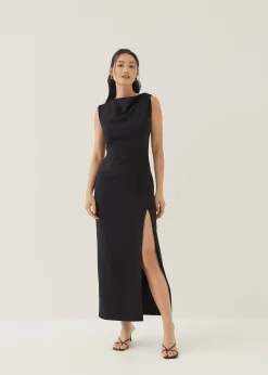 Grethel Drape Column Maxi Dress