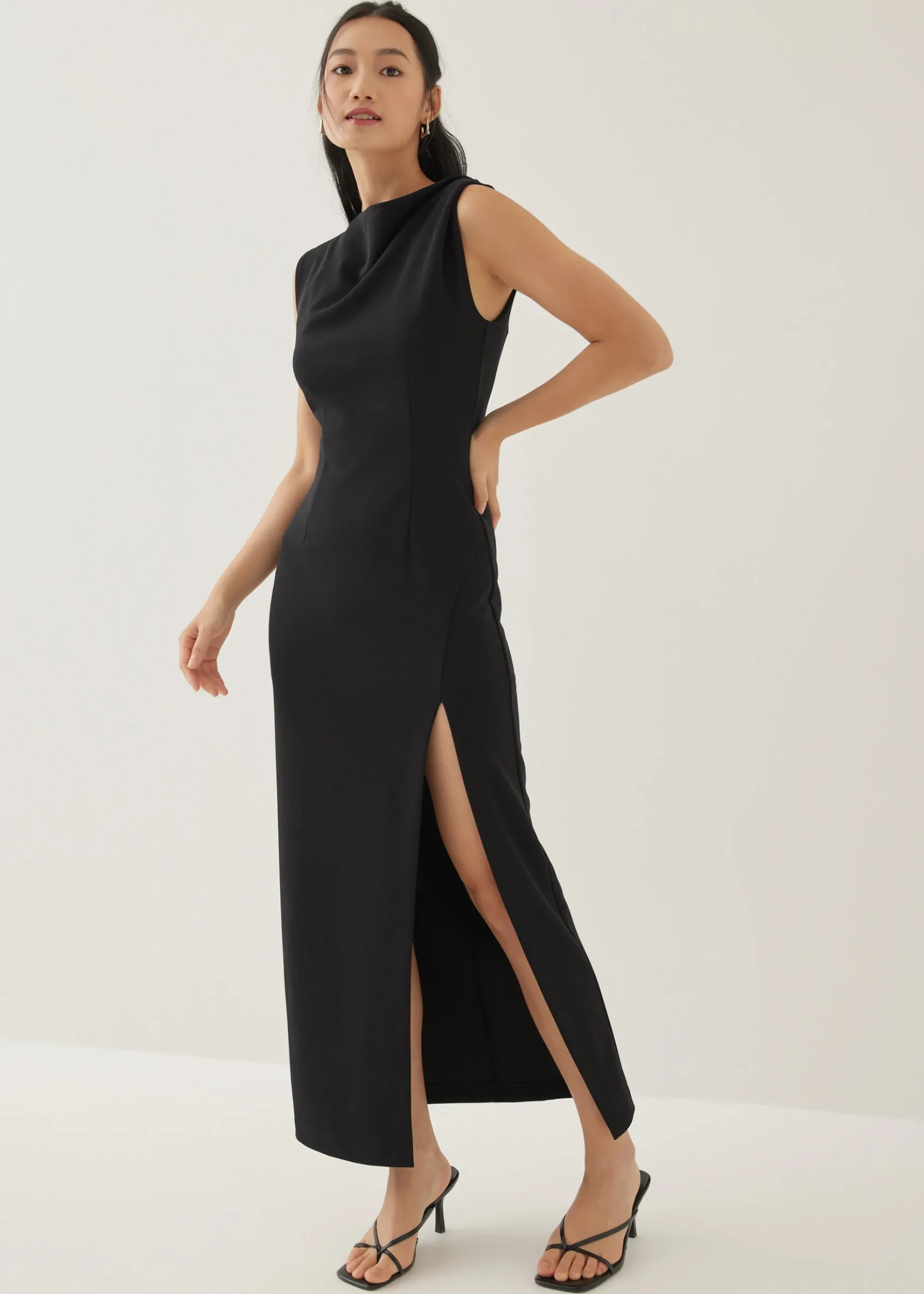 Grethel Drape Column Maxi Dress