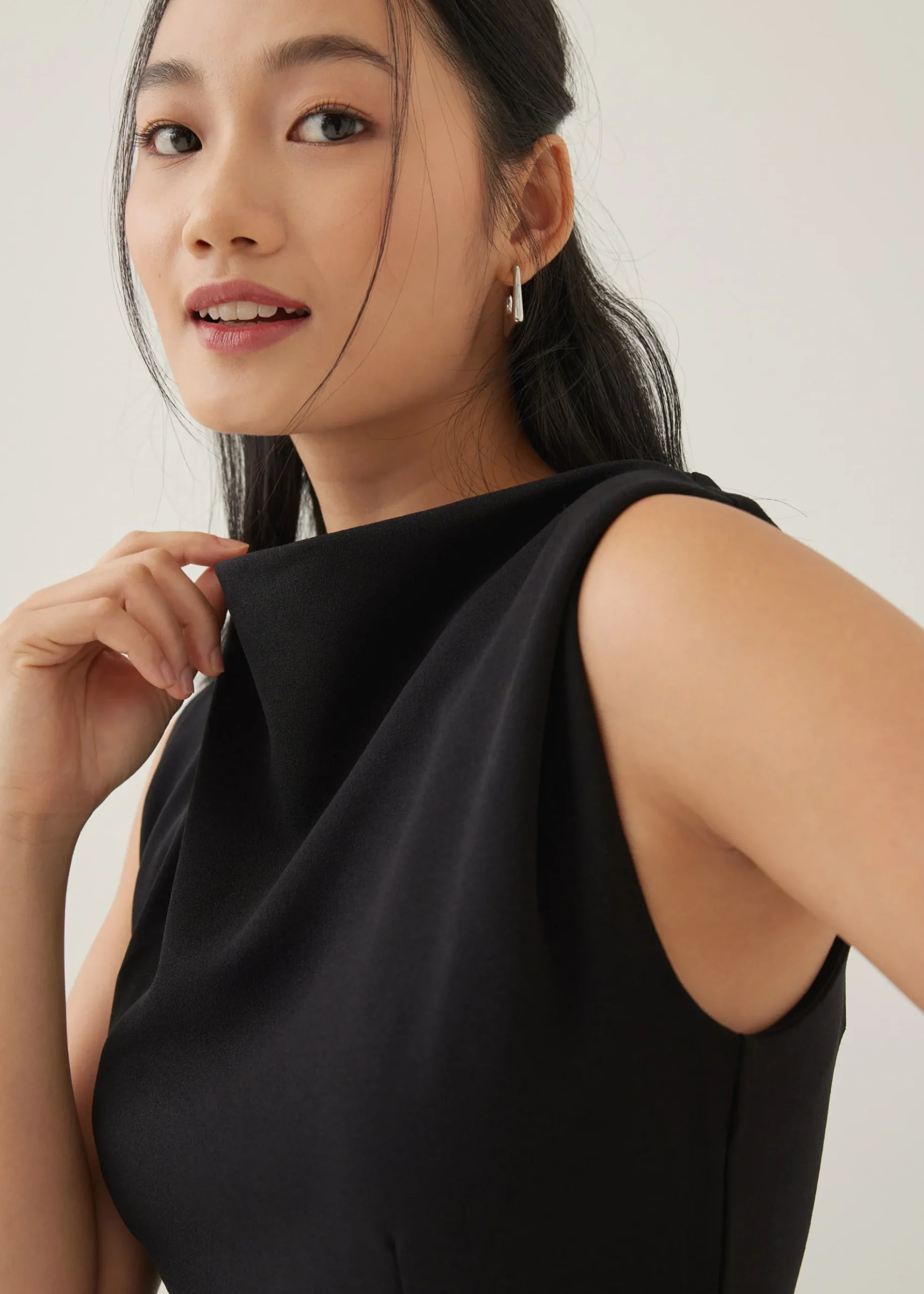 Grethel Drape Column Maxi Dress