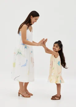 Haisley Tiered Dress in Summer Playthings