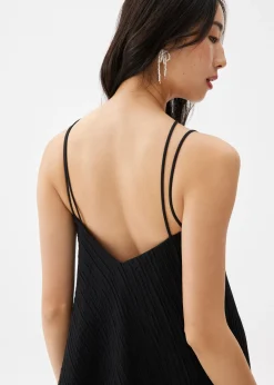 Halter Trapeze Maxi Dress