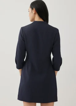 Hani Tailored A-line Wrap Mini Dress