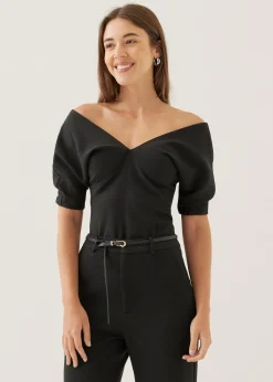 Hannie Fitted Off Shoulder Blouse