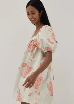 Harlan Puff Sleeve Dress in Prosperous Blooms