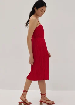 Hattie Pleated Column Dress