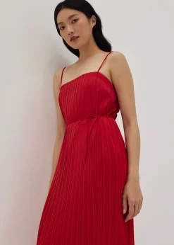 Hattie Pleated Column Dress