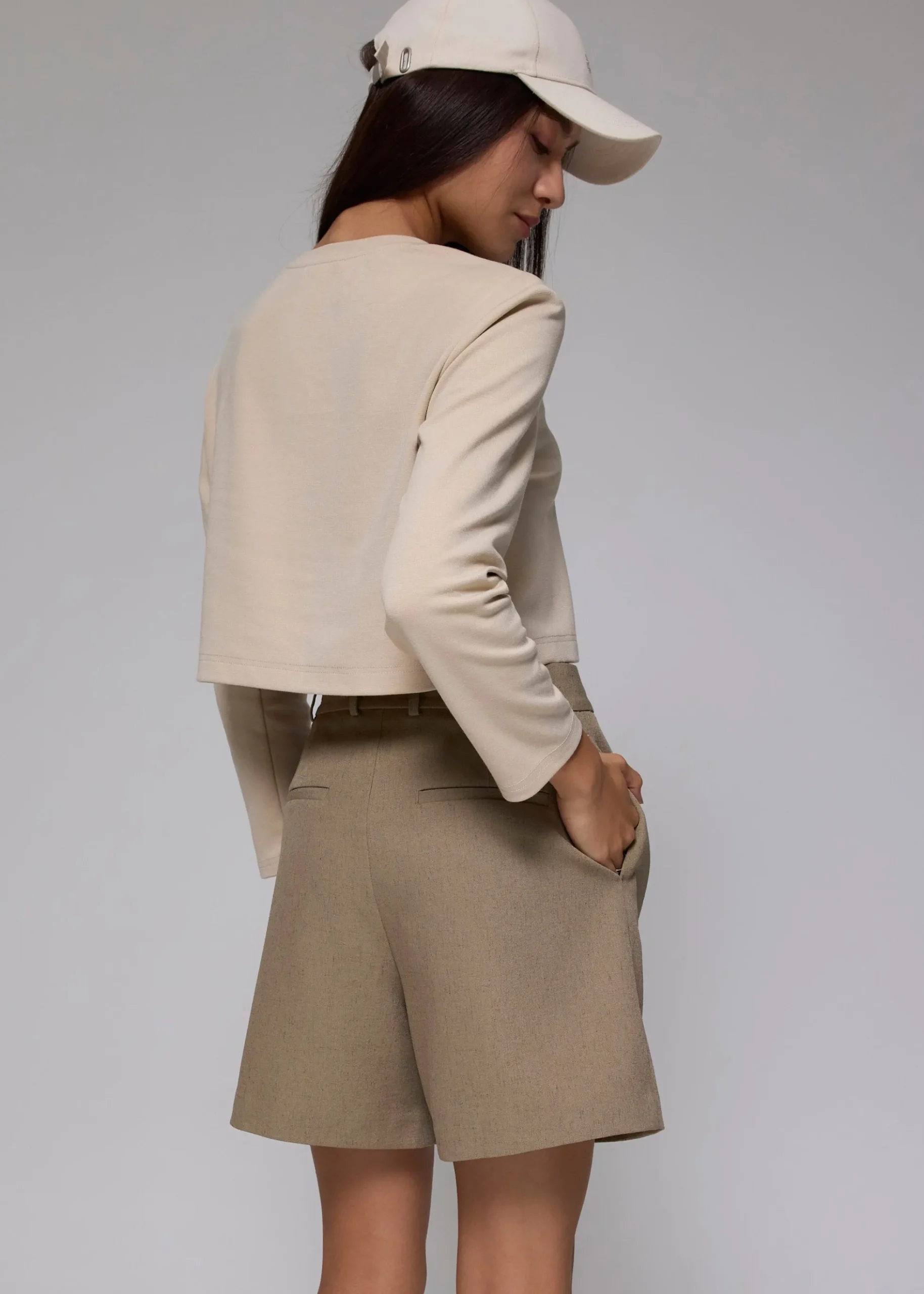 High Waist A-line Shorts