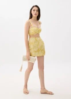 High Waist A-line Skorts in Kekana
