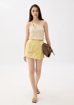High Waist A-line Skorts in Kekana