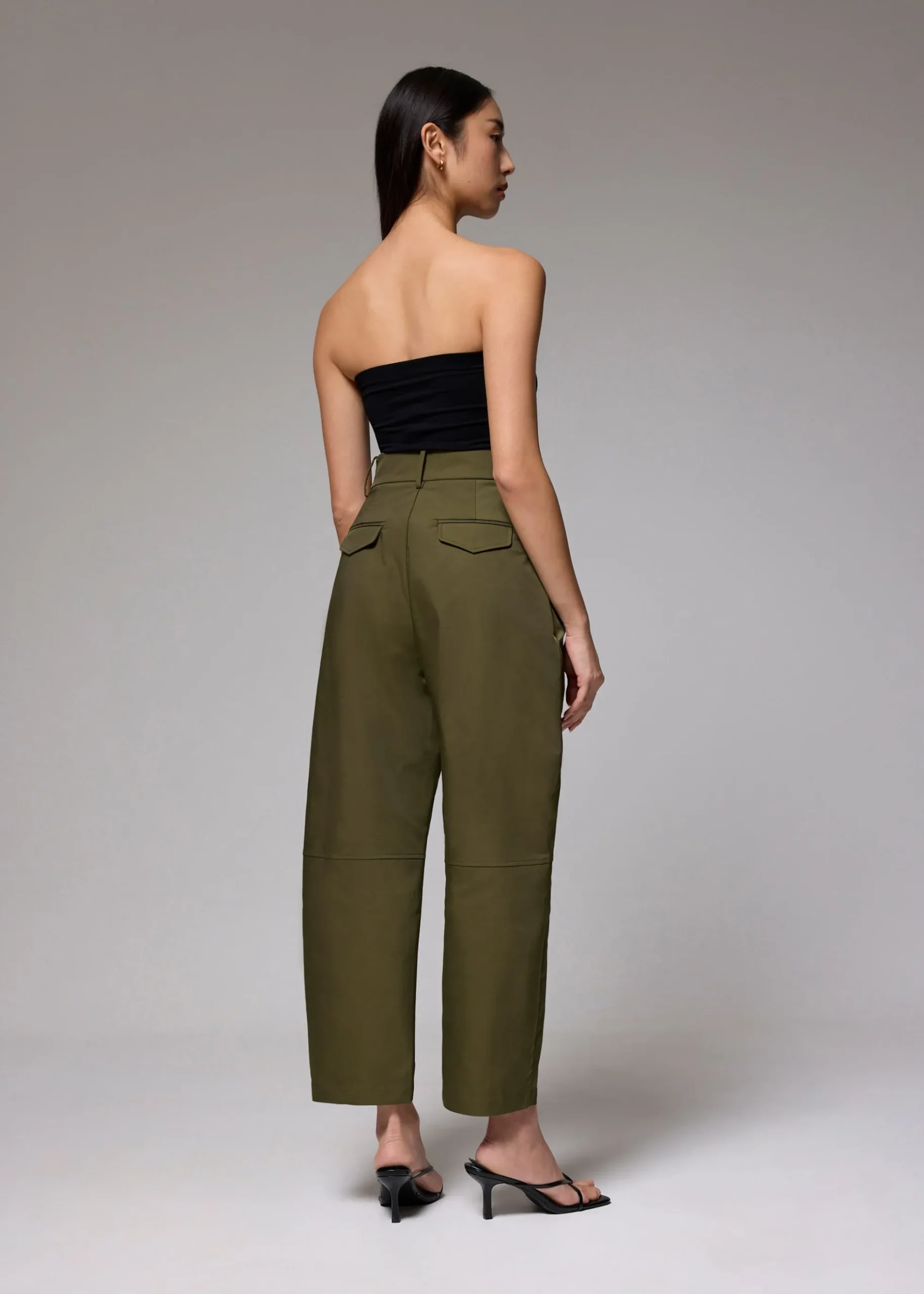 High Waist Barrel Pants