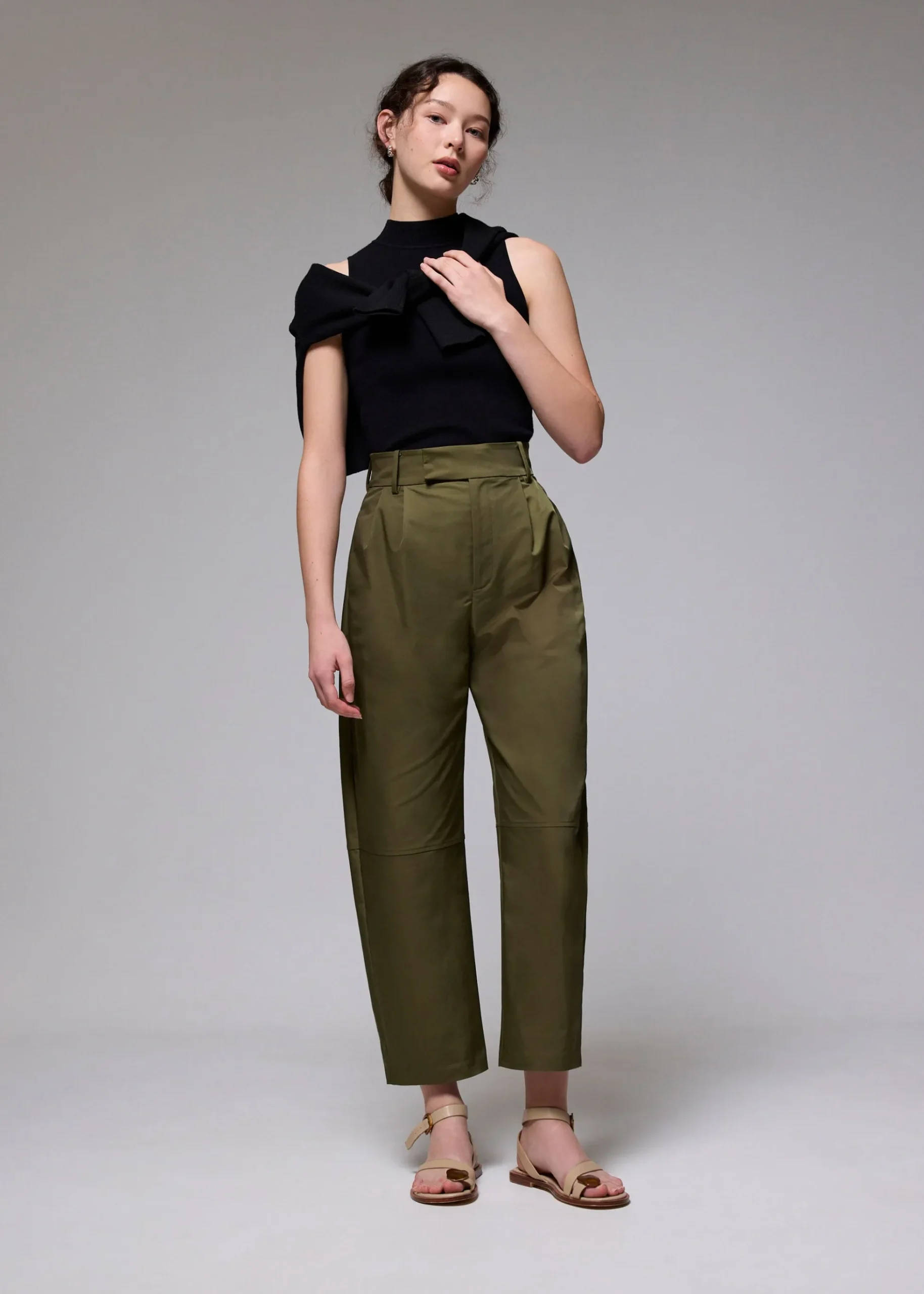 High Waist Barrel Pants