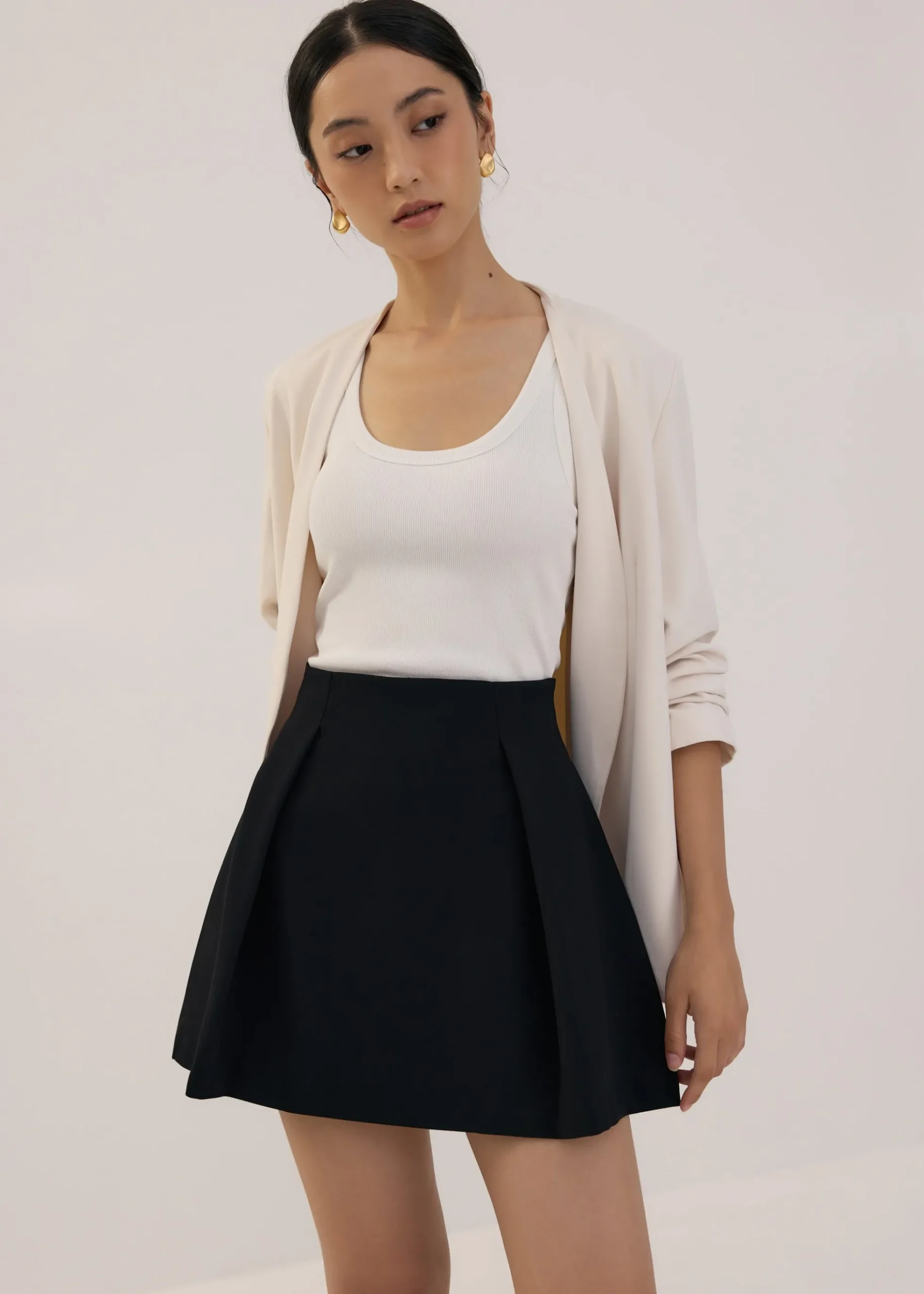 High Waist Mini Skirt