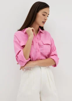Hilson Linen Oversized Shirt