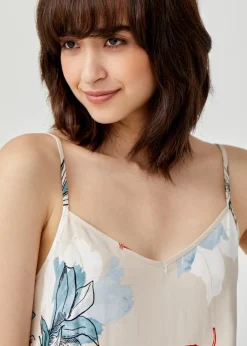 Holley Camisole Slip Dress in Chamomile Dream