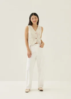 Hollie Tweed Tailored Vest