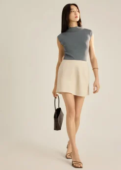 Huan Knit Mock Neck Top