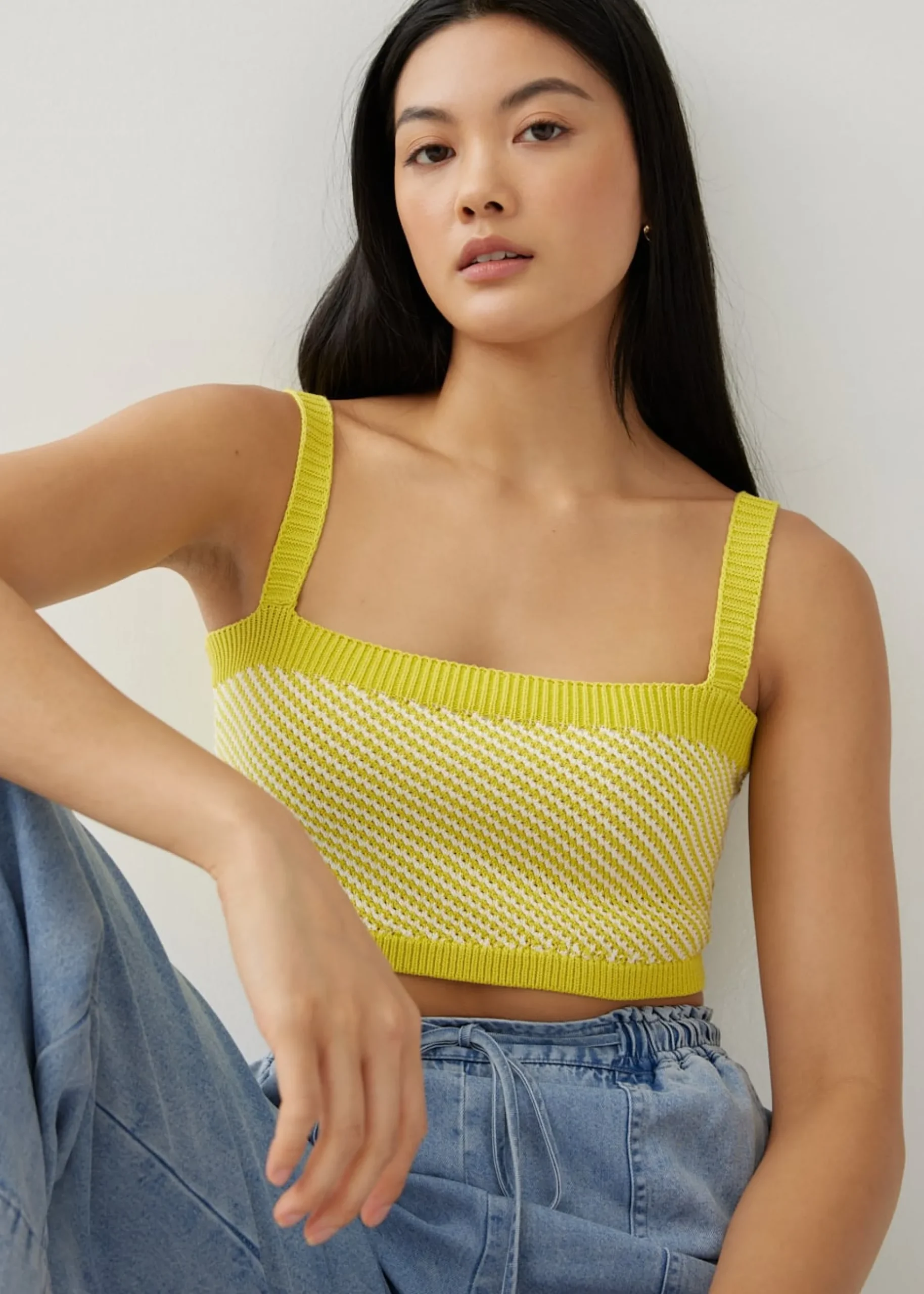 Ines Multi Colour Knit Camisole