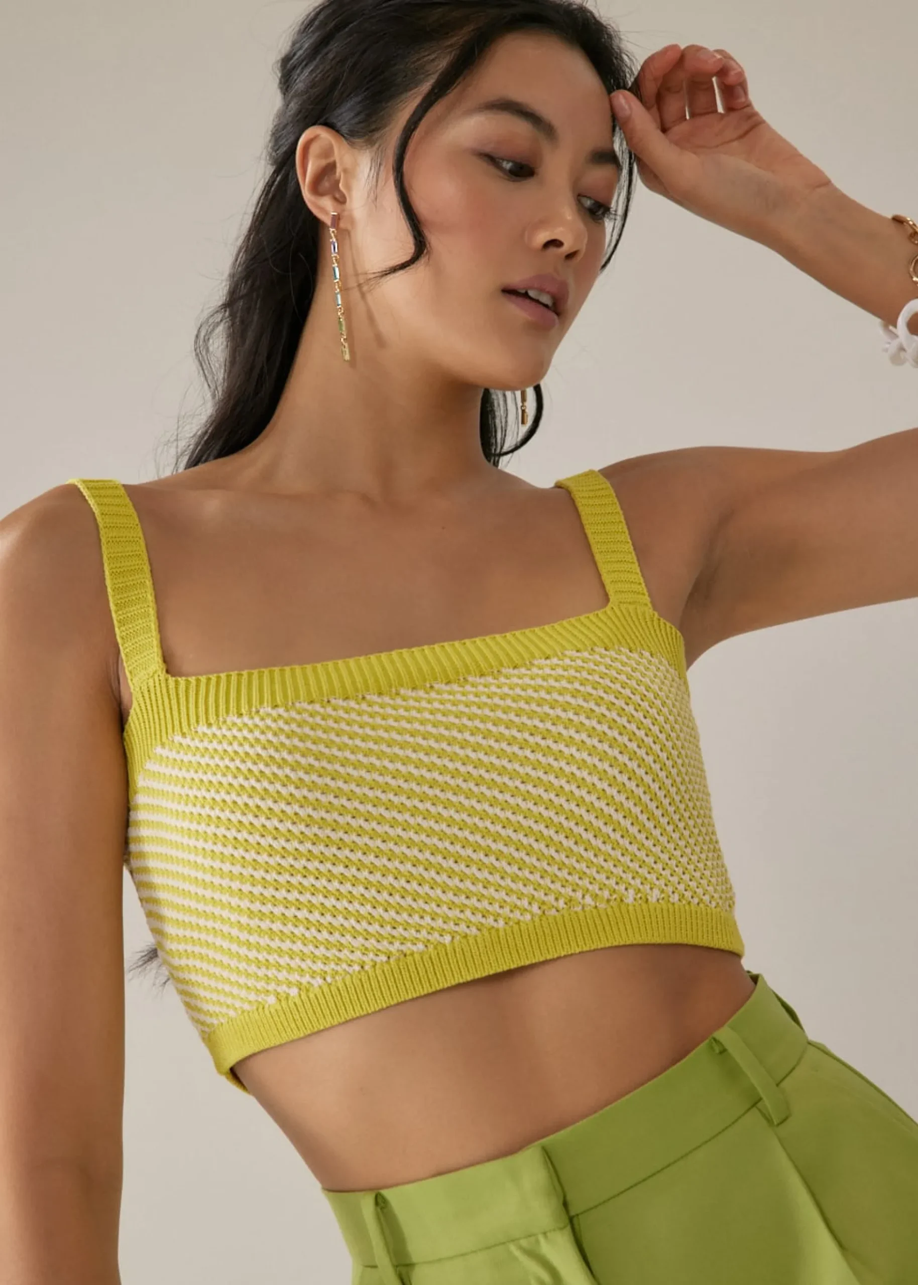 Ines Multi Colour Knit Camisole