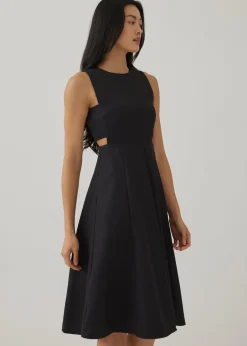 Inka Textured Fit & Flare Dress