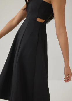 Inka Textured Fit & Flare Dress
