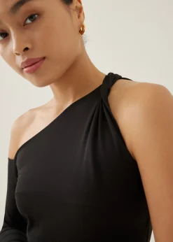 Isbel Asymmetric Jersey Top