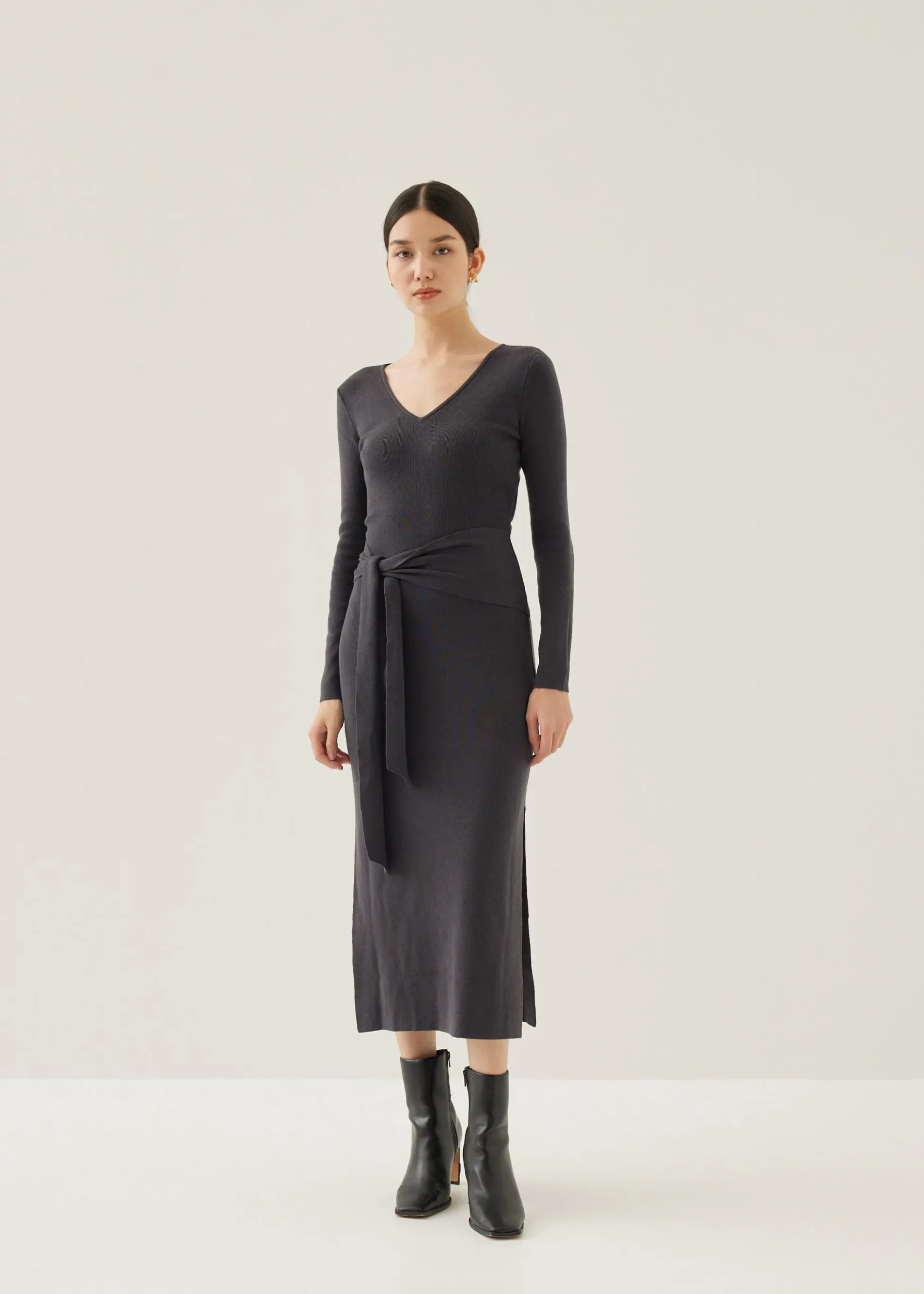 Issie Knit Column Midi Dress
