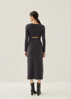 Issie Knit Column Midi Dress
