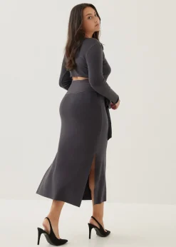 Issie Knit Column Midi Dress